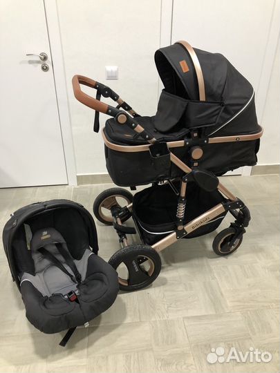 Коляска 3 в 1, 2в1