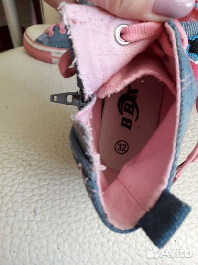 Кеды для девочки бу