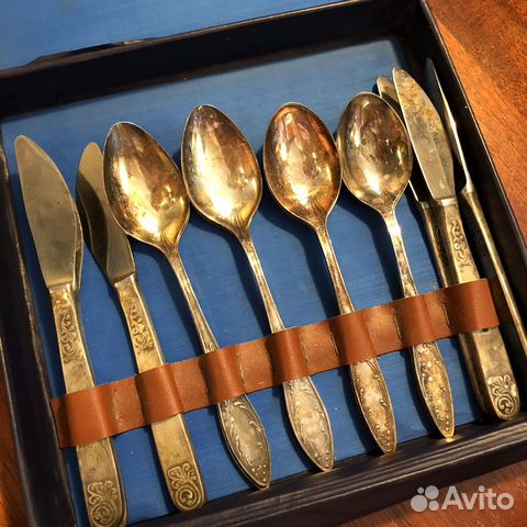 Мельхиоровые столовые приборы