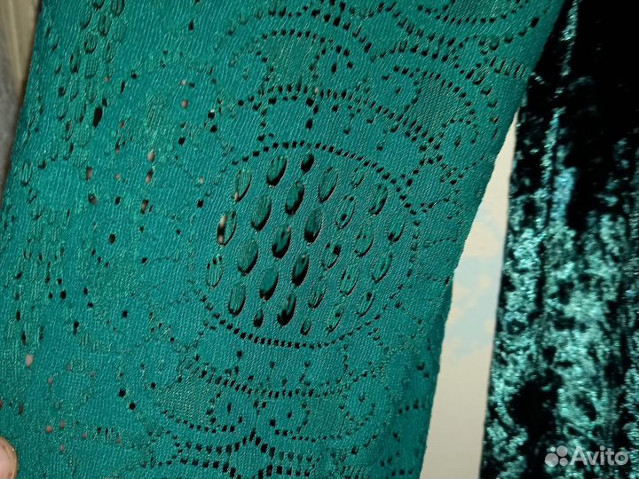 Бархатное платье