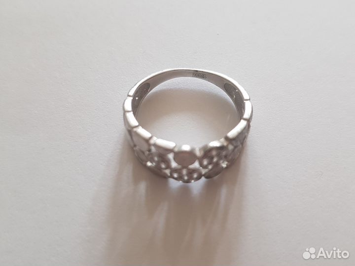 Кольцо серебро 925
