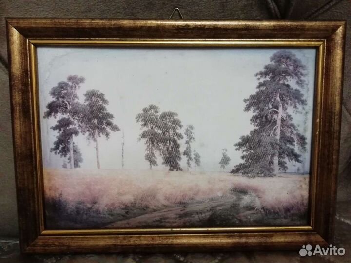 Репродукция картины И. И. Шишкина