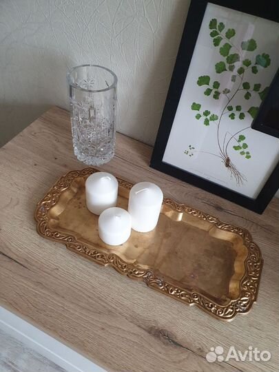 Поднос из латуни СССР