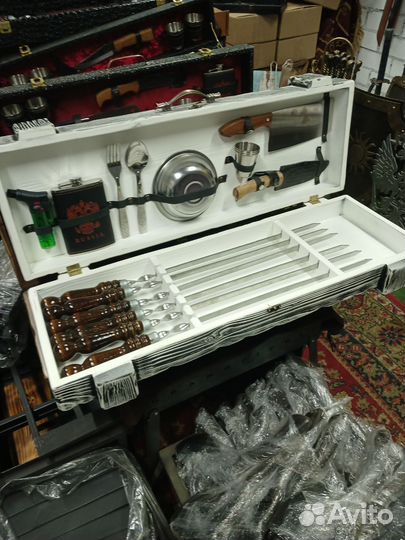 Подарочный набор в деревянном кейсе