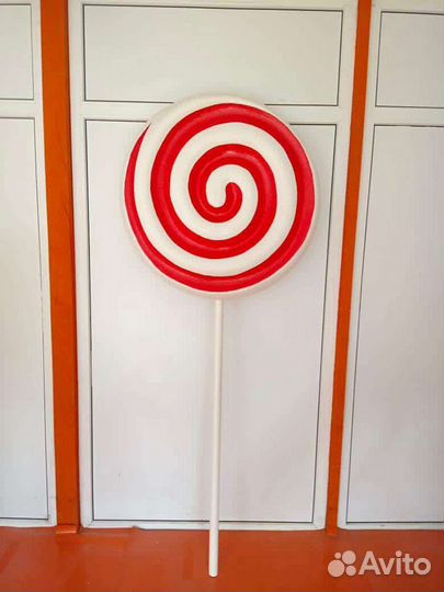 Леденец из пенопласта, 3d декор