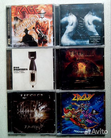 Фирменные и редкие CD (тяжёлый рок )