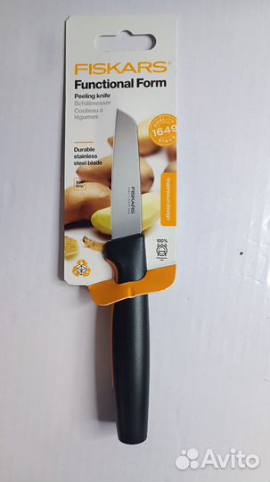 Fiskars Нож для овощей с прямым лезвием