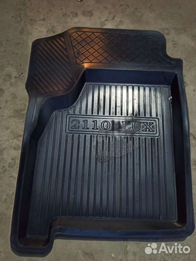 Резиновые коврики салона ваз 2110-приора