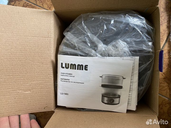 Пароварка lumme LU 1403