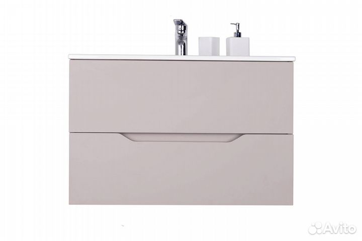 Тумба с раковиной Orange Line Li-80TuL+Ra подвесн