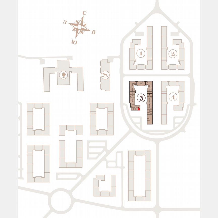 1-к. квартира, 40,4 м², 1/4 эт.