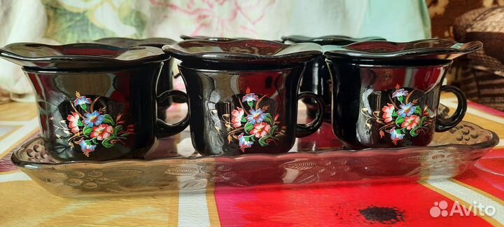 Винтажный Набор столовой посуды на 6 персон СССР