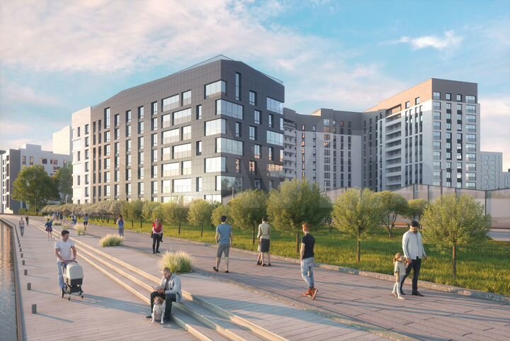 2-к. квартира, 58,4 м², 6/12 эт.