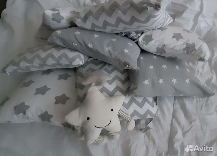 Бортики в детскую кроватку