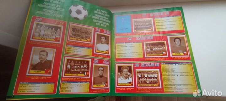Альбом с наклейками евро 1996 год
