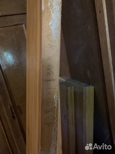 Подоконник деревянный из массива бу