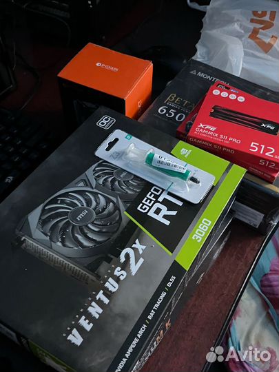 Игровой пк Ryzen 5600 RTX3060 12GB 16GB