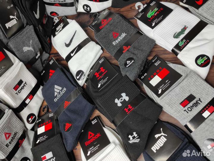 Носки Nike Adidas Fila Lacoste