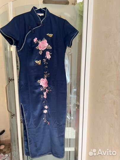 Платье в китайском стиле