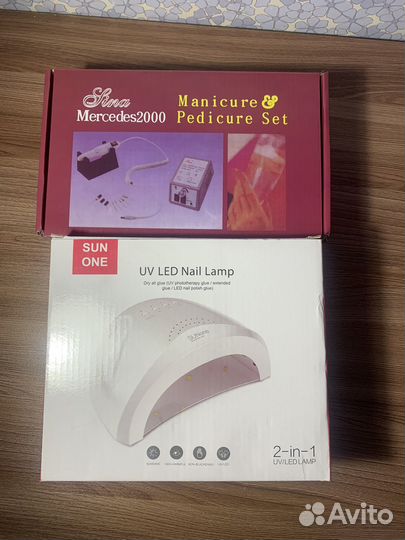 Аппарат для маникюра и лампа для маникюра