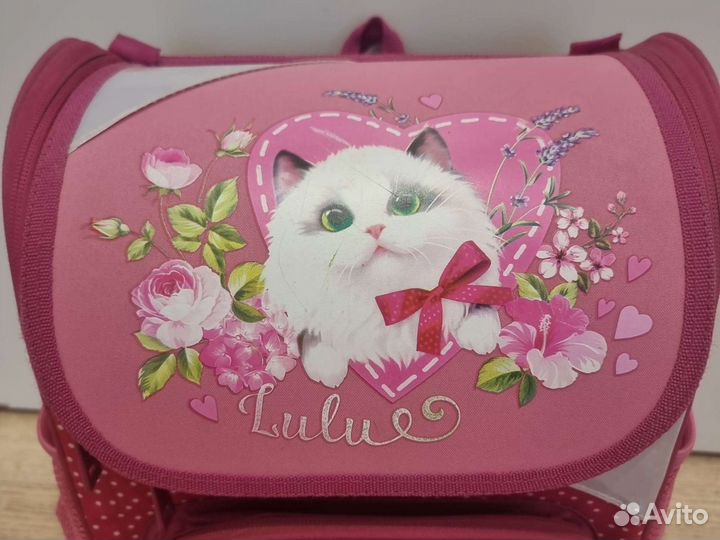 Школьный рюкзак, ранец для девочки розовый erhaft