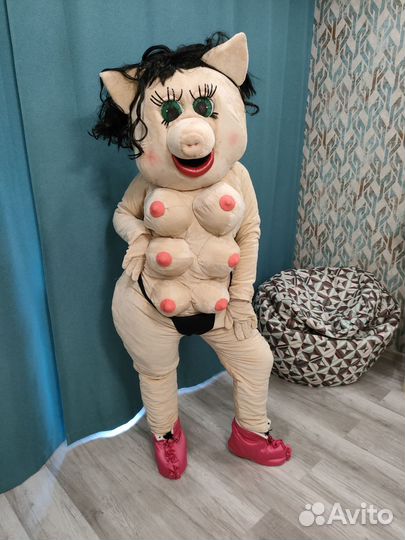 Ростовая кукла Свинка-стриптизёрша (аренда)