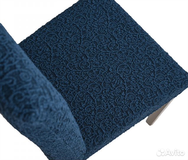 Чехлы на стулья со спинкой 4 шт, цвет Индиго