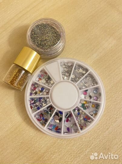 Блестки глиттер стразы