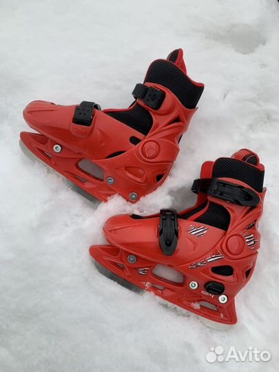 Коньки хоккейные 27-30 раздвижные