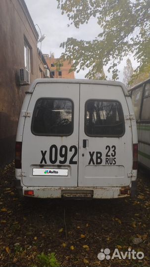 ГАЗ ГАЗель 3221 2.3 МТ, 2001, 92 565 км