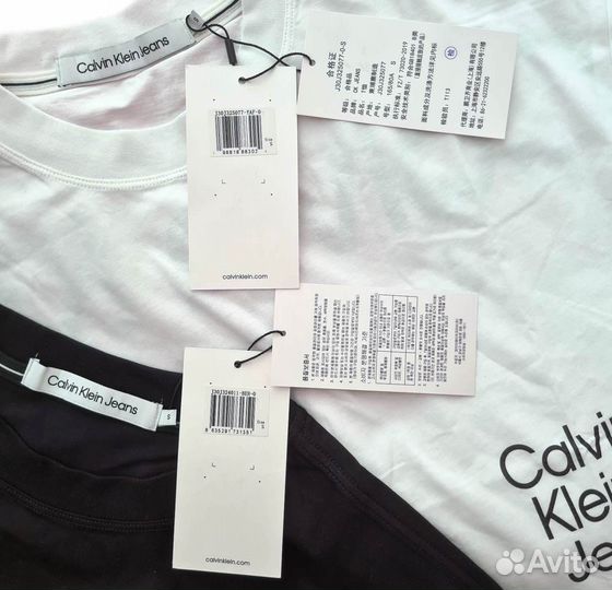 Calvin Klein Футболка Unisex Оригинал: XS-XL