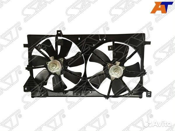 Мотор+вентилятор радиатора кондиционера Mazda 3 BL