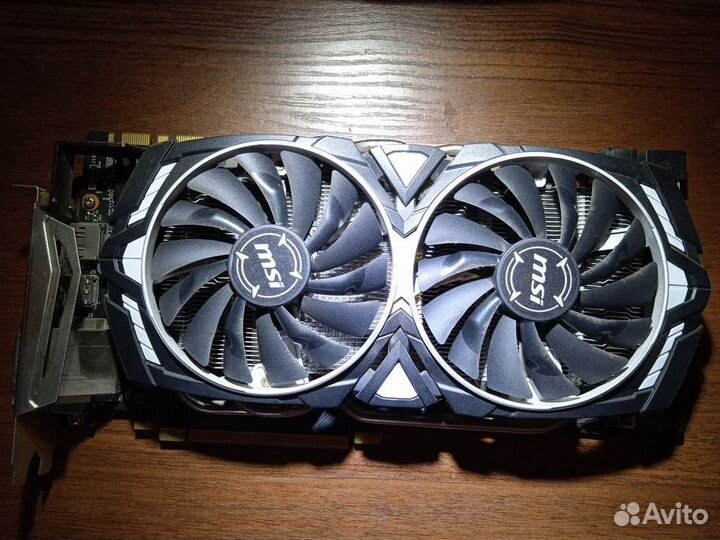 Видеокарта GTX 1080 8gb MSI Armor 8Gb
