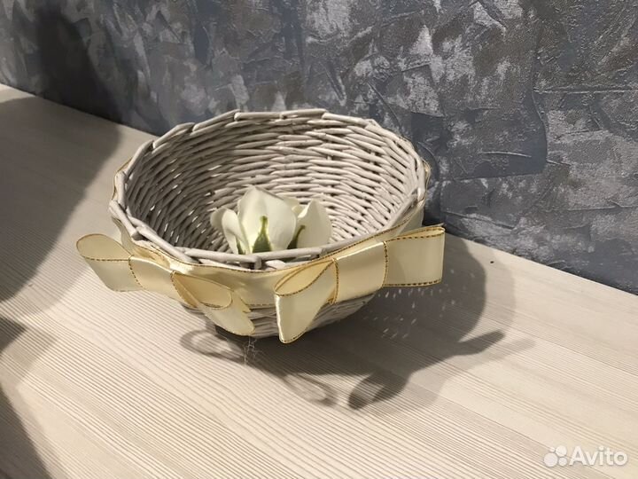 Корзины из бумажной лозы