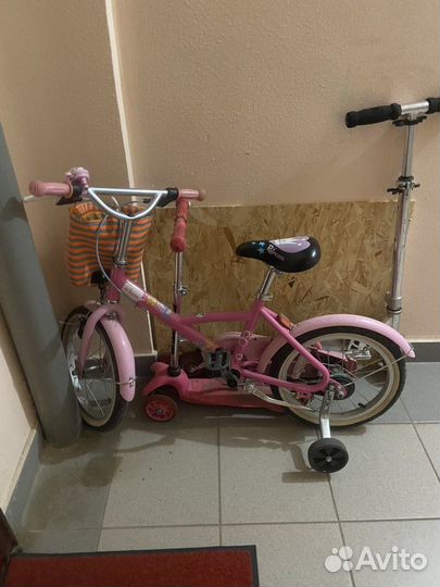 Детский велосипед 4 колеса
