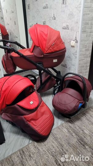 Коляска 3 в 1 Adamex Luciano