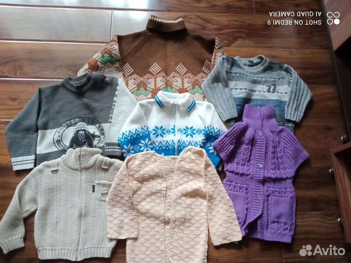 Джемпер, свитер, жилет для девочек и мальчиков