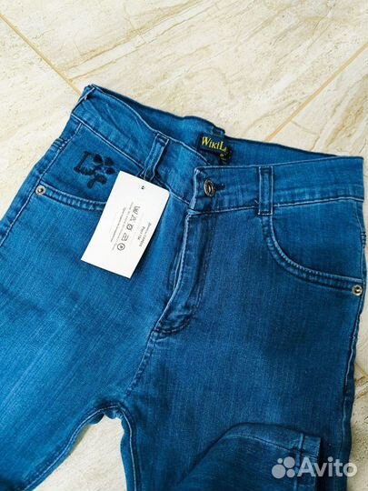 Джинсы для девочки 134 новые