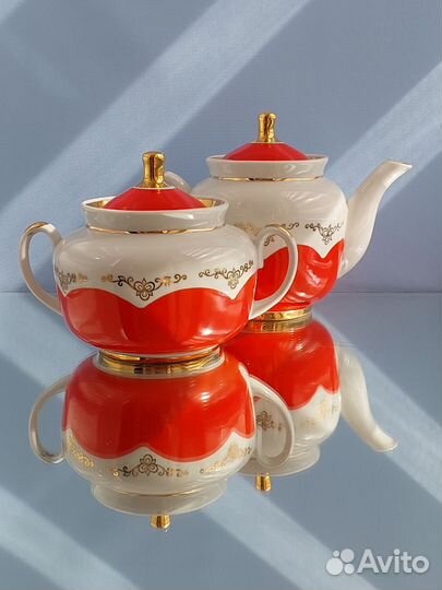 Сервиз чайный фарфор Дружковский фз