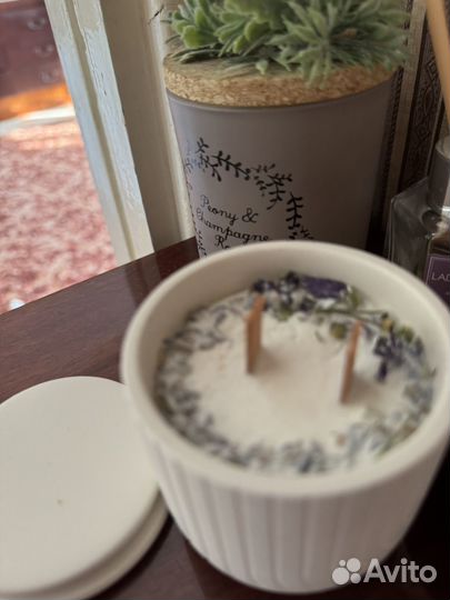 Ароматическая свеча ручной работы