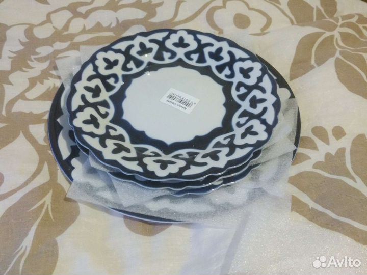 Тарелка для блинов набор 4 предмета