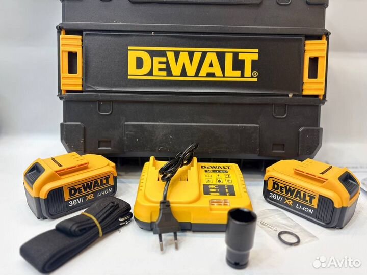 Аккумуляторный ударный гайковерт Dewalt