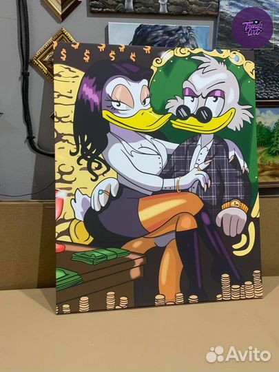 Современное искусство картины поп арт на холсте