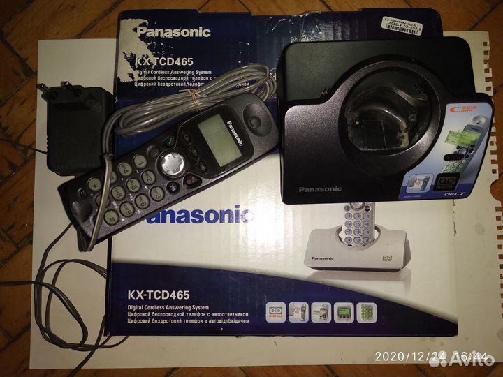 Dect телефон с автоответч Panasonic KX-TCD 465 RUT