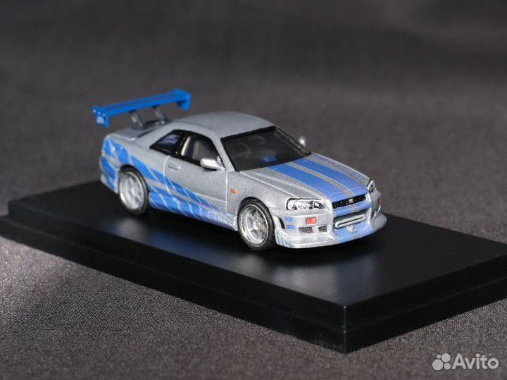 Nissan Skyline GT-R R34 FF custom tomica 1/64