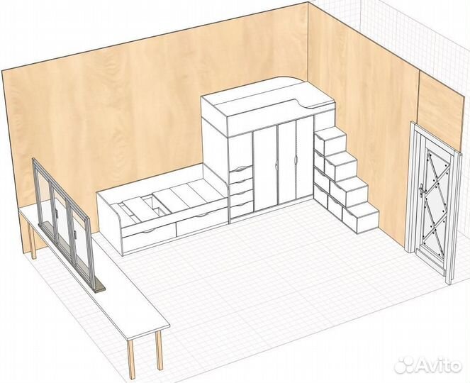 Детская мебель бу