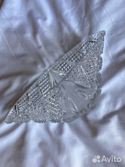 Салатник хрустальный