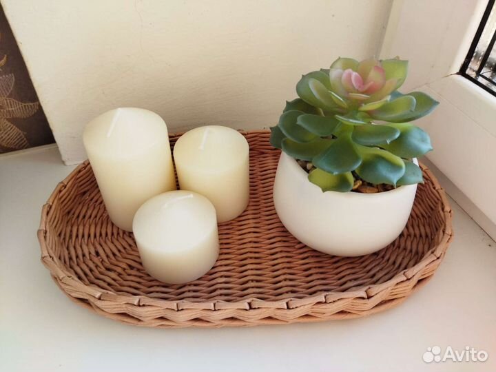 Плетеная корзинка (поднос)