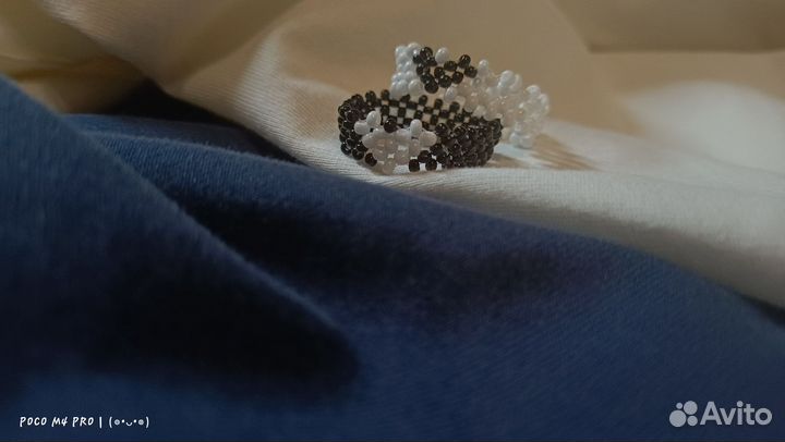 Парные кольца из бисера