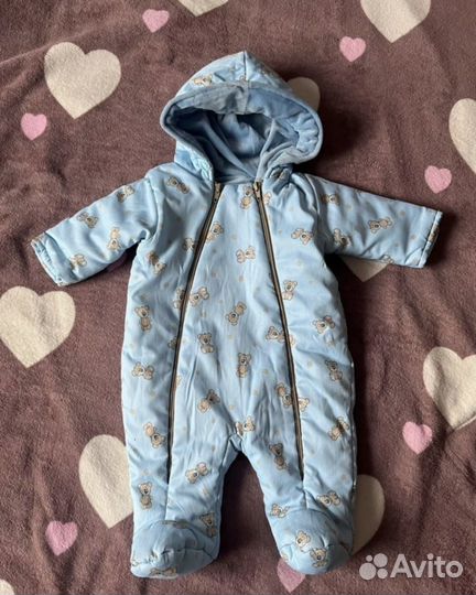 Детский демисезонный комбинезон 56